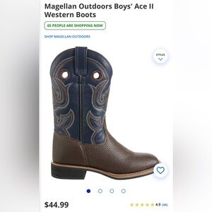 Magellan Outdoors Boys' Ace II Western Boots